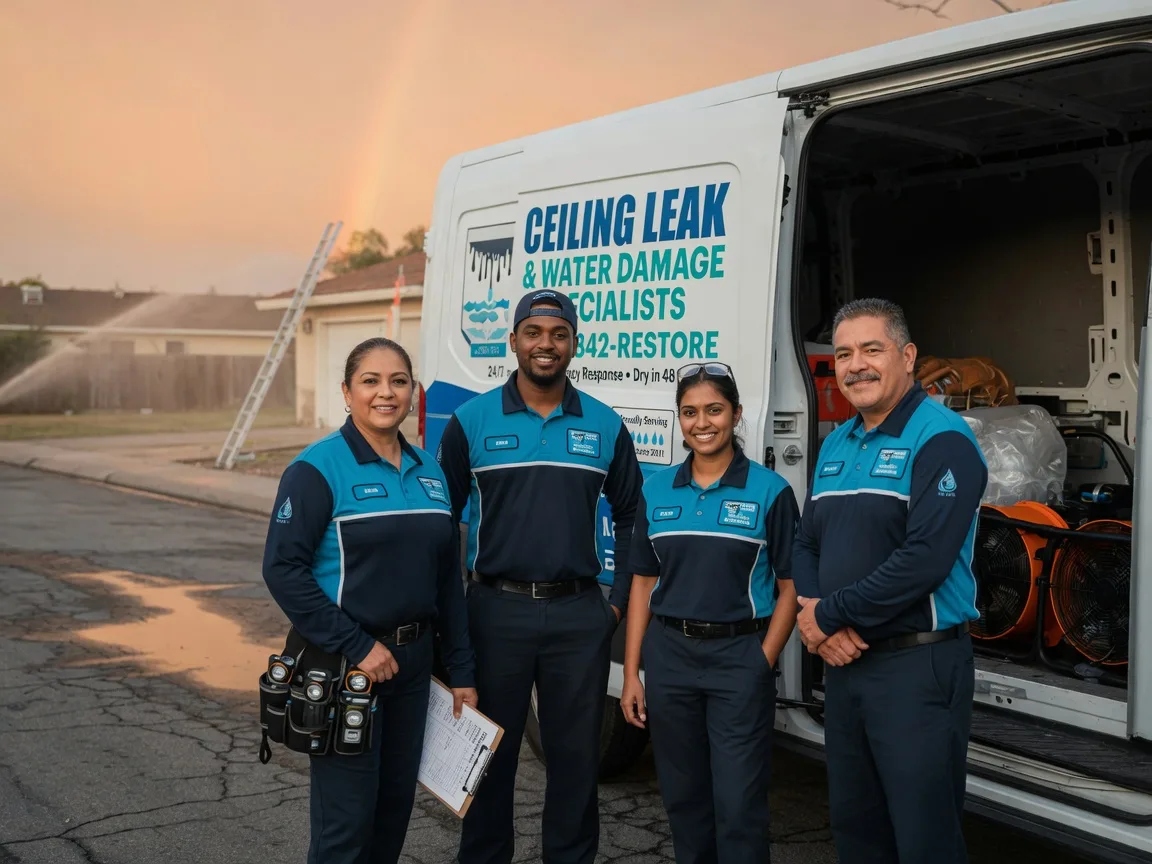 Ceiling Leak Cleanup company in Francitas, TX