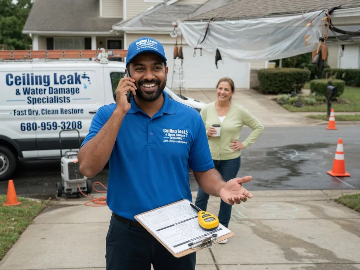 Ceiling Leak Cleanup Francitas, TX FAQs